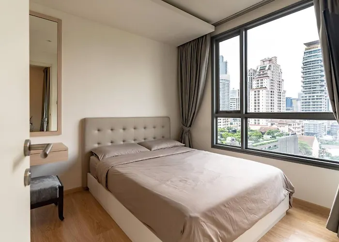 Phrom Phong 43F Rooftop Pool Workation 27 Monitor, Gym, Bts Airport Pickup 別荘 *