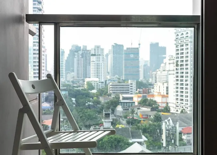 Phrom Phong 43F Rooftop Pool Workation 27 Monitor, Gym, Bts Airport Pickup 別荘 *