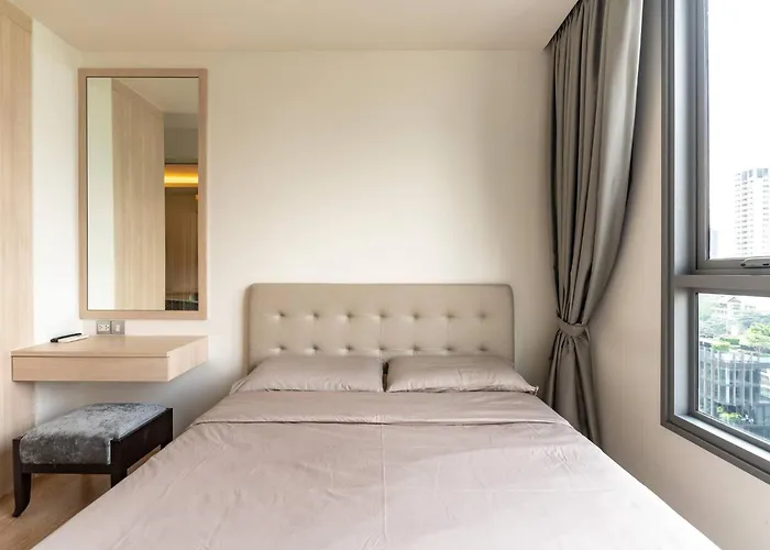 別荘 Phrom Phong 43F Rooftop Pool Workation 27 Monitor, Gym, Bts Airport Pickup