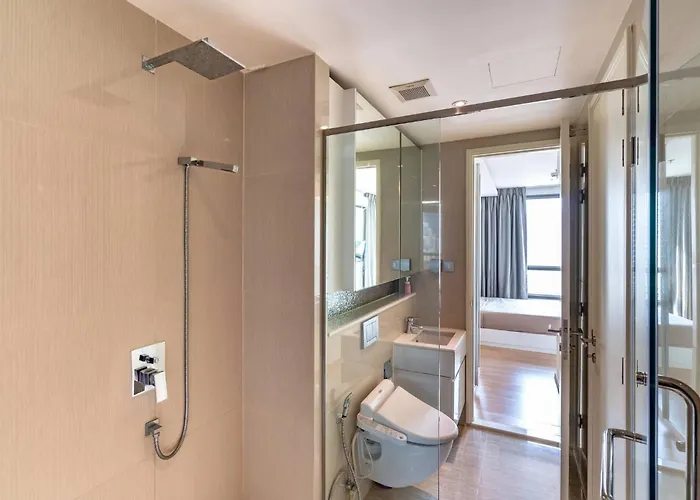 別荘 Phrom Phong 43F Rooftop Pool Workation 27 Monitor, Gym, Bts Airport Pickup *