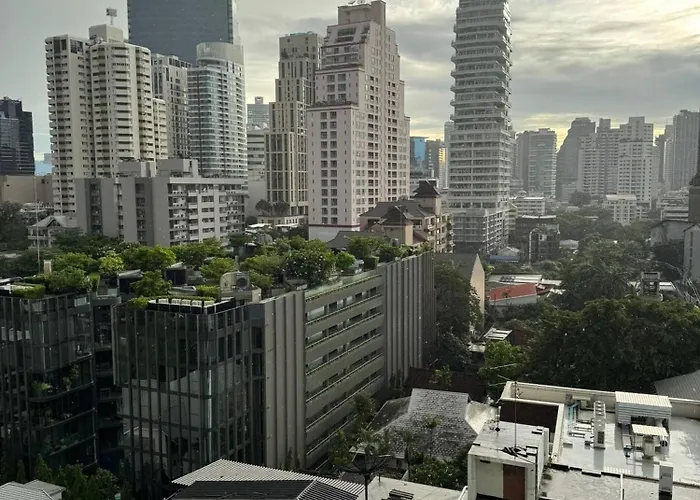 Phrom Phong 43F Rooftop Pool Workation 27 Monitor, Gym, Bts Airport Pickup 別荘