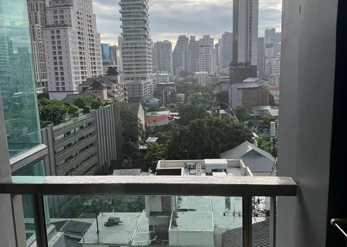 Phrom Phong 43F Rooftop Pool Workation 27 Monitor, Gym, Bts Airport Pickup * バンコク都