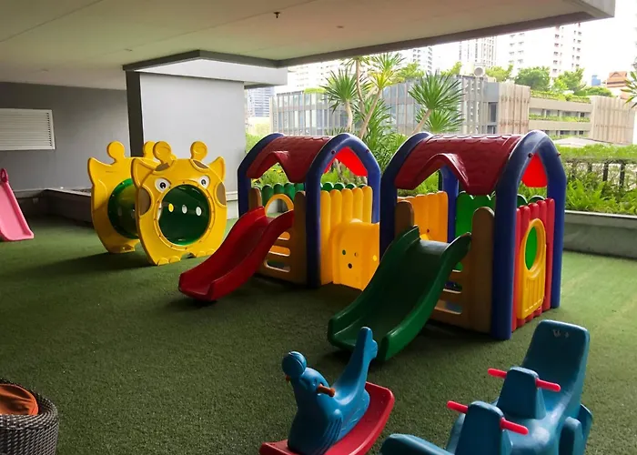 Phrom Phong 43F Rooftop Pool Workation 27 Monitor, Gym, Bts Airport Pickup バンコク都